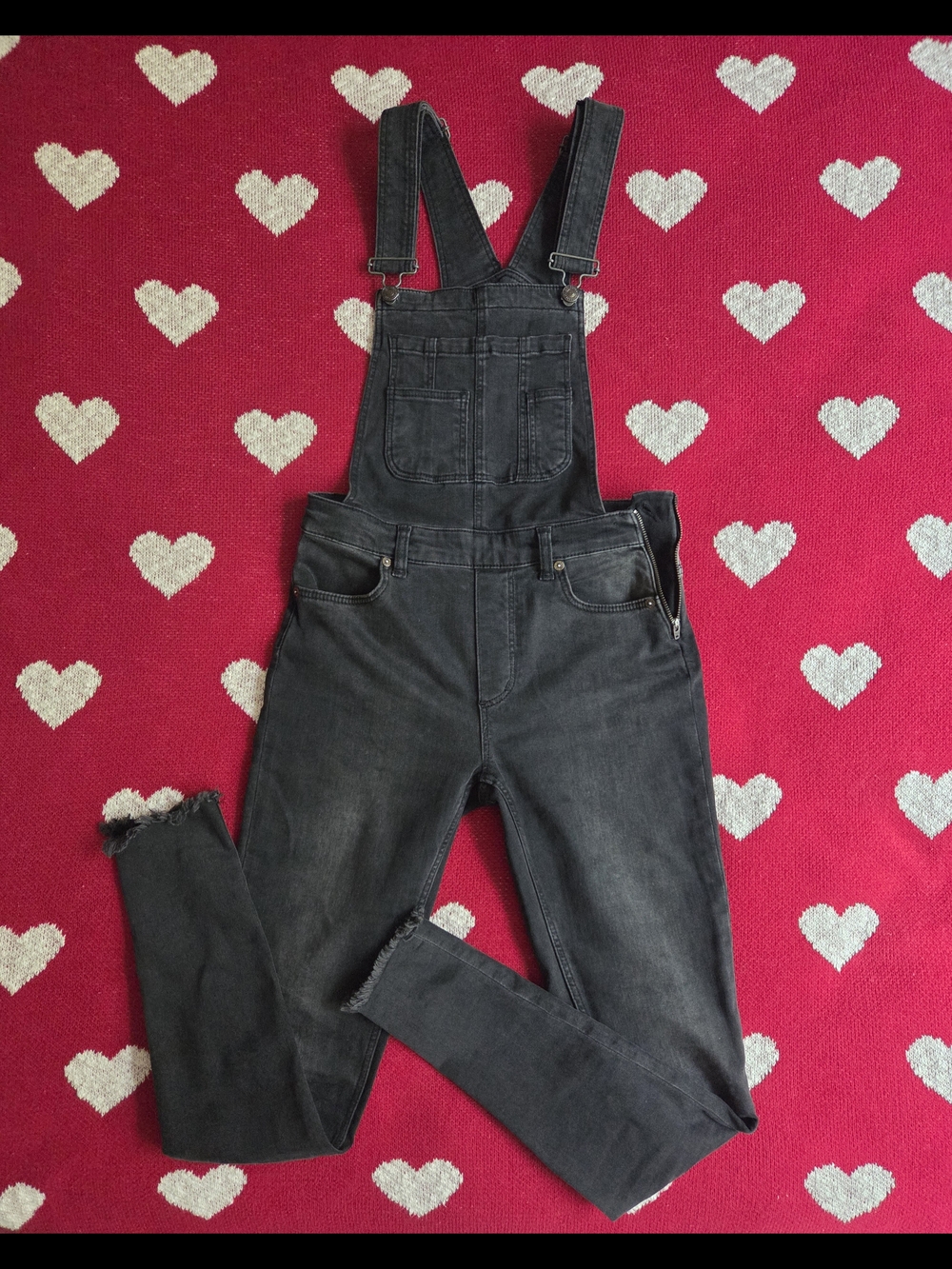 Women’s Black Denim Overalls Jeans - Classic Bib Jumpsuit